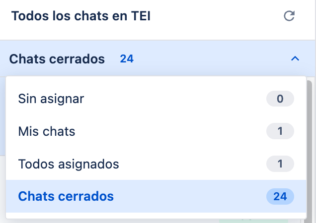 Colas de conversaciones del agente