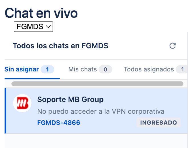Colas de conversaciones del agente