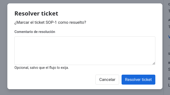 Diálogo para resolver una conversación