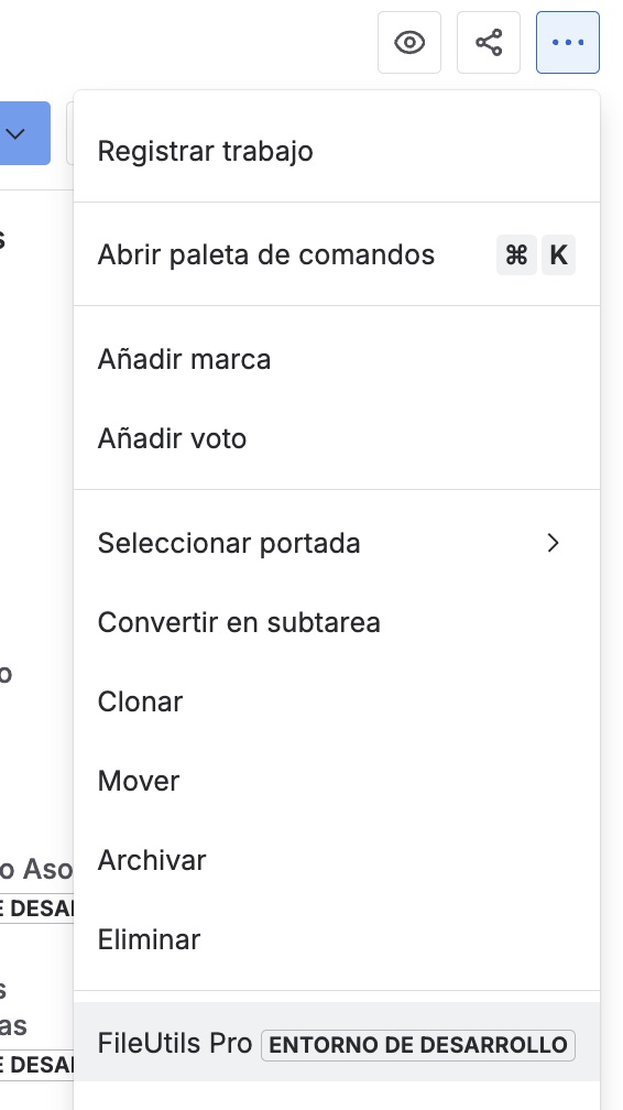 Botón Mesa de Trabajo
