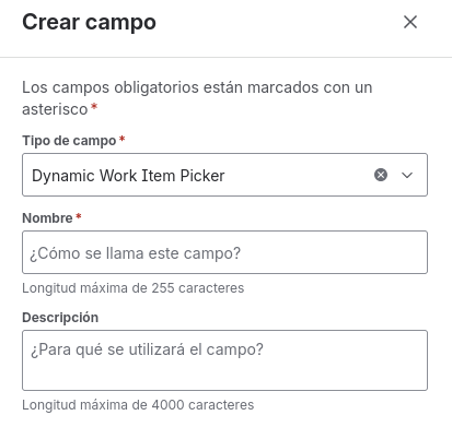seleccion de issue picker