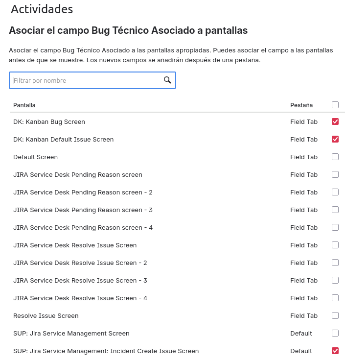 seleccion de issue picker