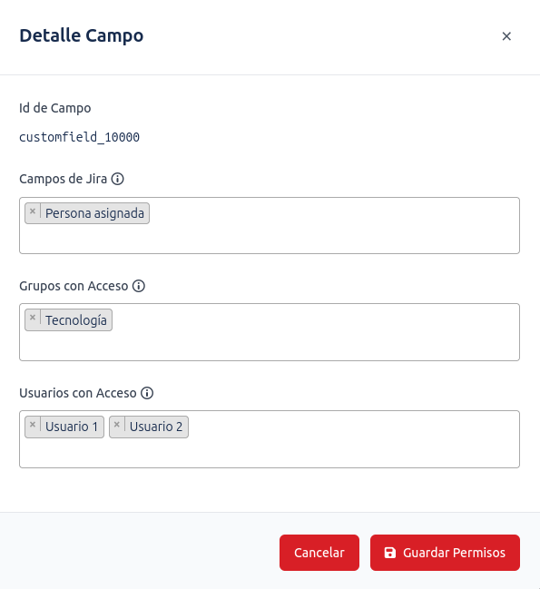 Nuevas opciones de permisos dinámicos