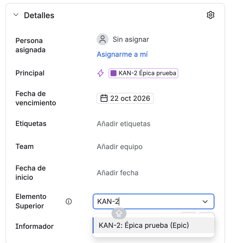 Selector de Elemento Superior con resultados sugeridos