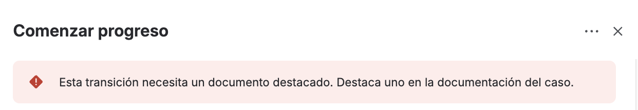 Transición rechazada por el validador