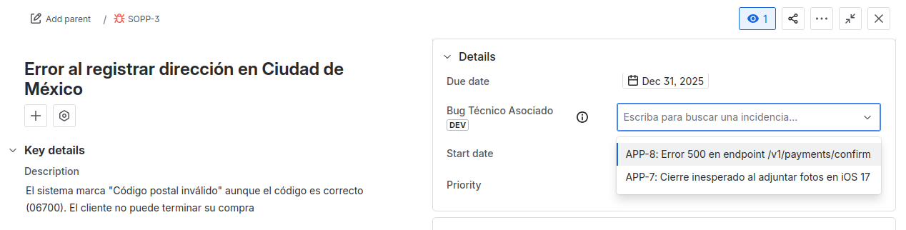 Pestaña de configuración General