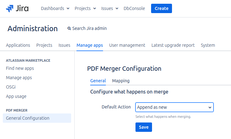 Jira PDF Merger Logo