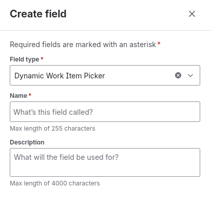 select issue picker