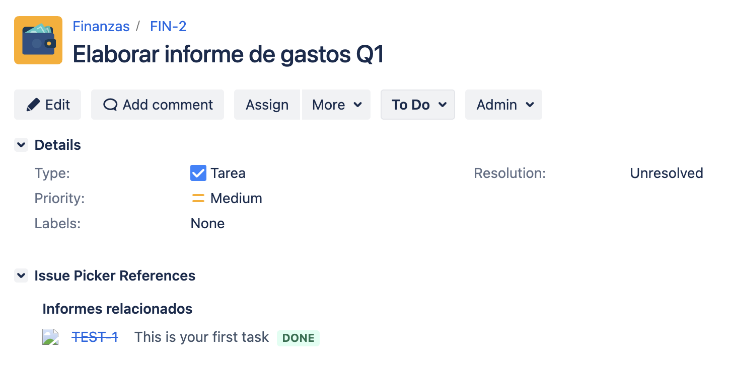 Strikethrough on resolved tickets in the references panel