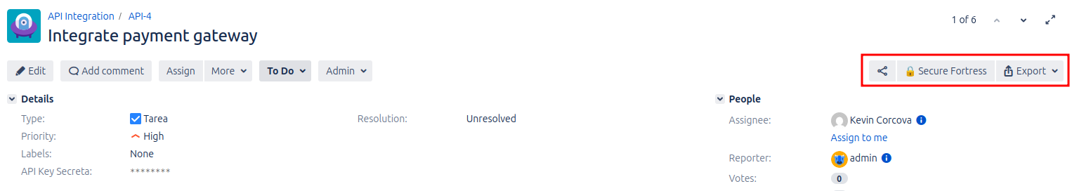 full view of field configuration