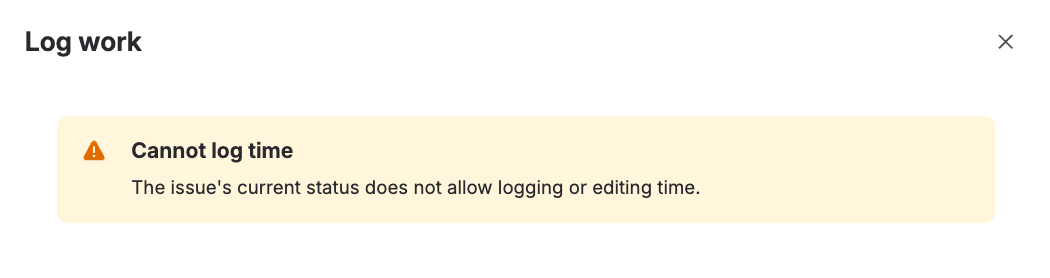 Block message for inactive status or type